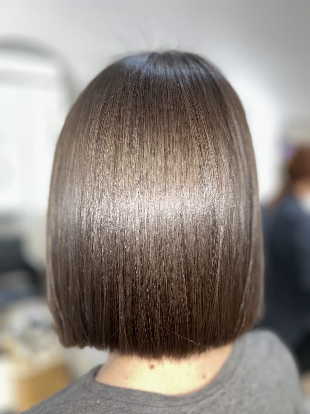 Coupe carré, finition nette